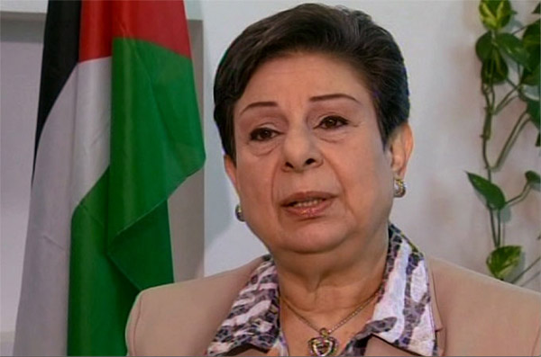 Dr Hanan Ashrawi verlaat de PA.
