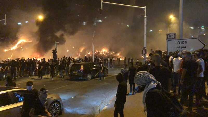 Palestijnse gemeenschappen in het door 1948 bezette land houden protesten ter ondersteuning van Jeruzalem, Gaza