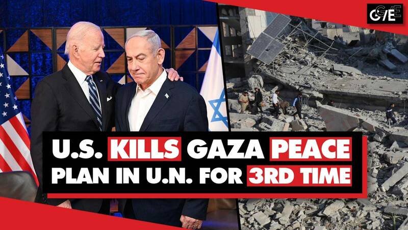 VS blokkeert Gaza vredesvoorstel bij VN voor 3e keer, houdt wereld gegijzeld