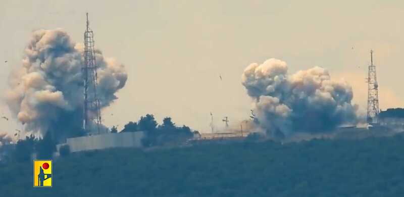 Hezbollah-raketten bestoken Israëlische nederzettingen in het noorden voor de eerste keer