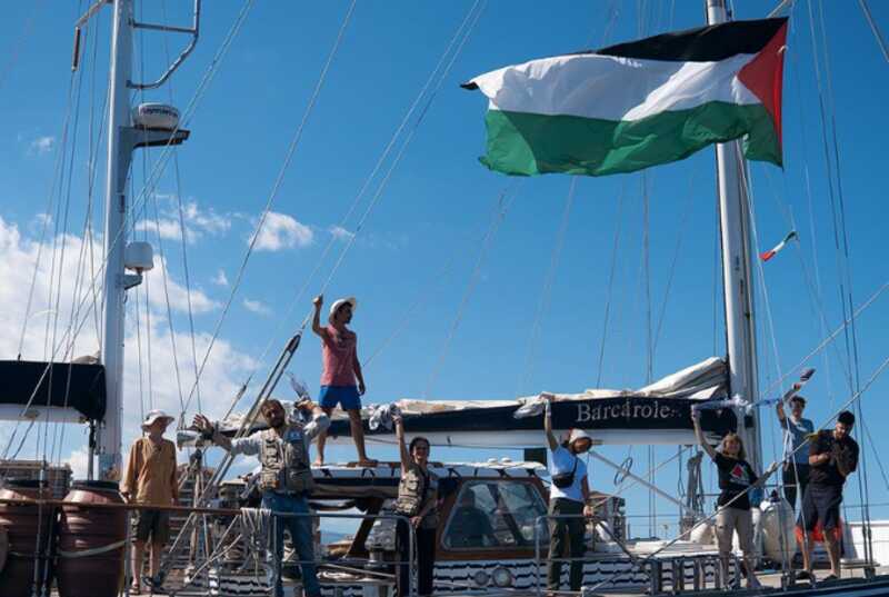 Israël verklaart dat het de komst van het Freedom Flotilla-schip naar Gaza zal blokkeren
