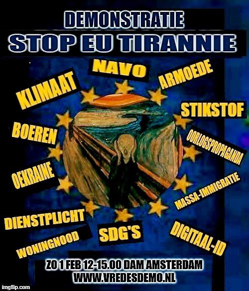 Vredesdemonstratie, Zondag 1 februari 2026