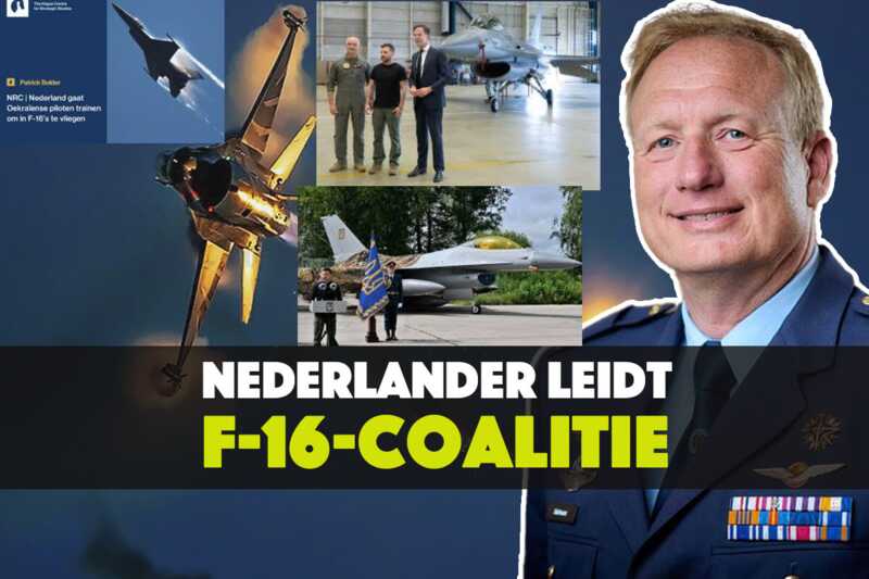 Nederland is betrokken bij de oorlog tegen Rusland; F16’s voeren missies uit